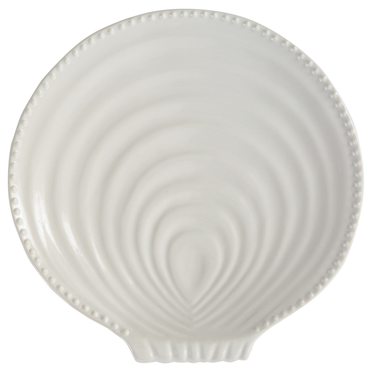 SeashellDinnerPlate.CoastalCompassHomeDecor